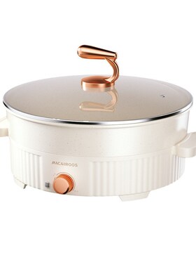 迈卡罗MC-BD157多功能电热锅家用炒菜锅电炒锅火锅蒸煮炖一体