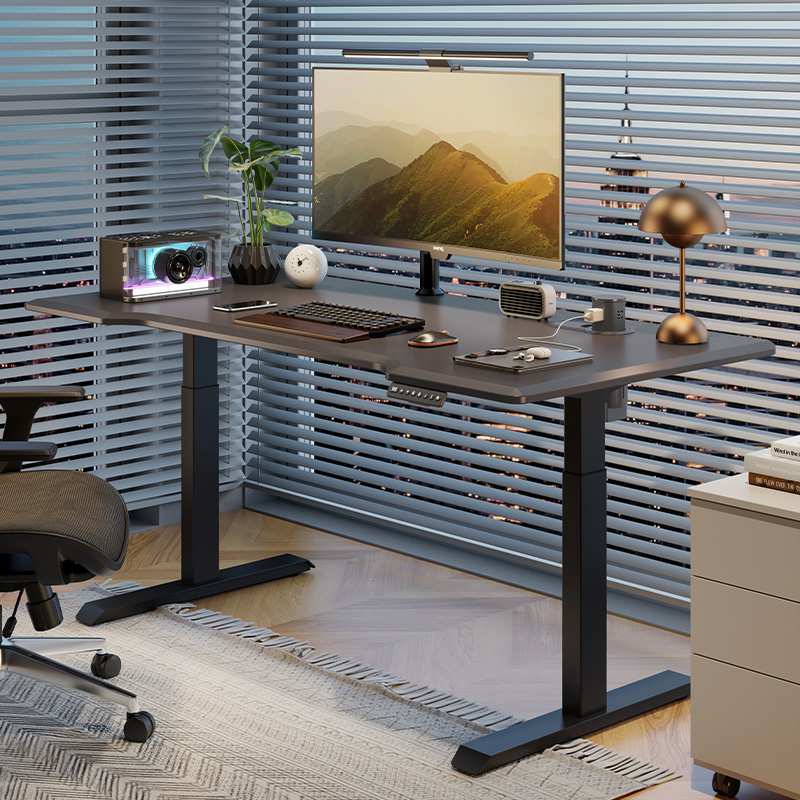 【年度新品】普格瑞司电动升降桌家用办公桌学习书桌智能电脑桌U8