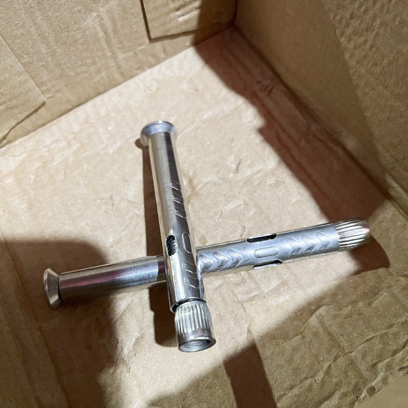 30不锈钢十字沉头内膨胀螺丝201国标内拉爆断桥门窗膨胀螺丝MM8