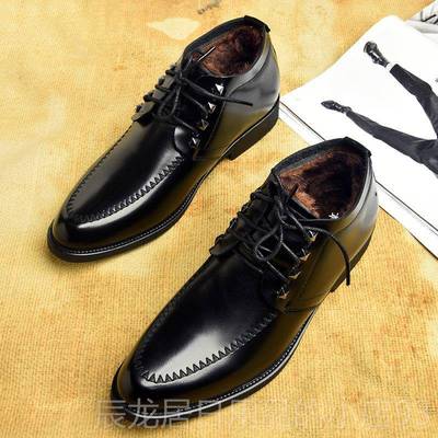 正品棉鞋男冬季加绒保男鞋高帮男士商暖务正装棉皮鞋男休二冬天鞋