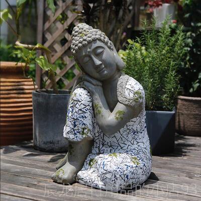 正品园花摆件庭装禅饰雕像农家乐意佛院像园艺别墅户外创意小院子