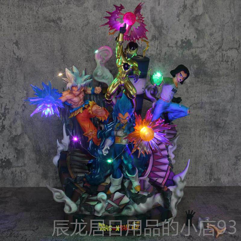 正品孙GK 七龙珠 自悟在极意功悟空 吉塔三头换可赛亚人模型摆件
