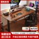 实木智能台式 电竞桌电脑桌电动升降桌卧室家用办公工作台学习书桌
