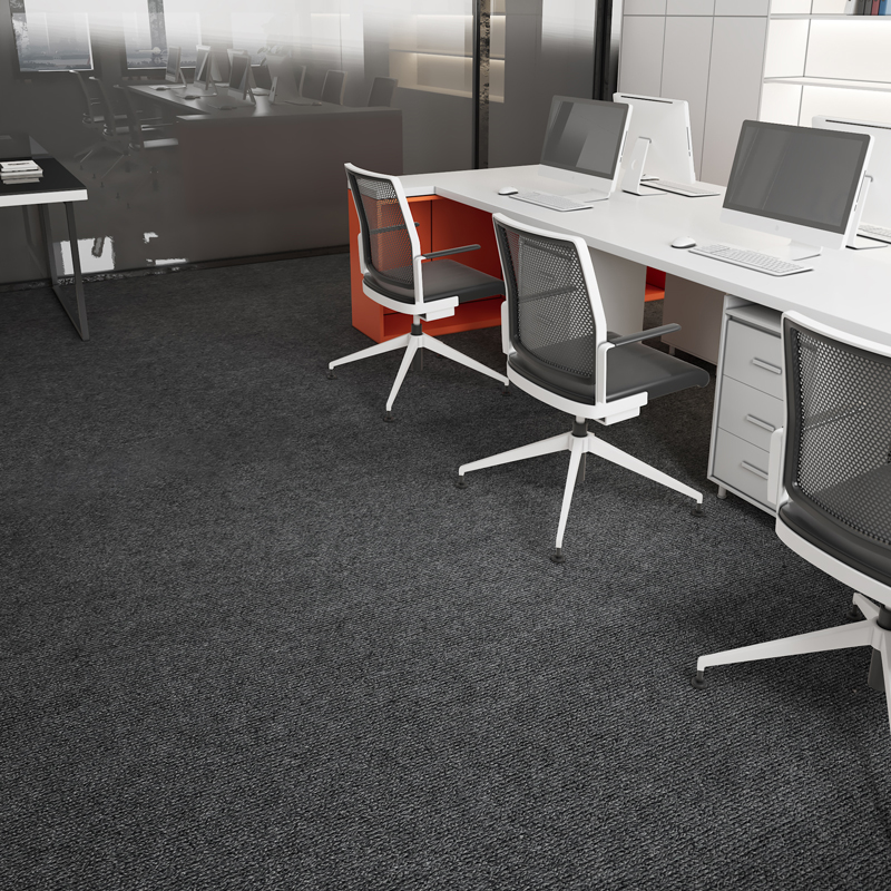办公室地毯整铺方块商用全铺满铺地垫大面积水泥地面直接铺台球厅