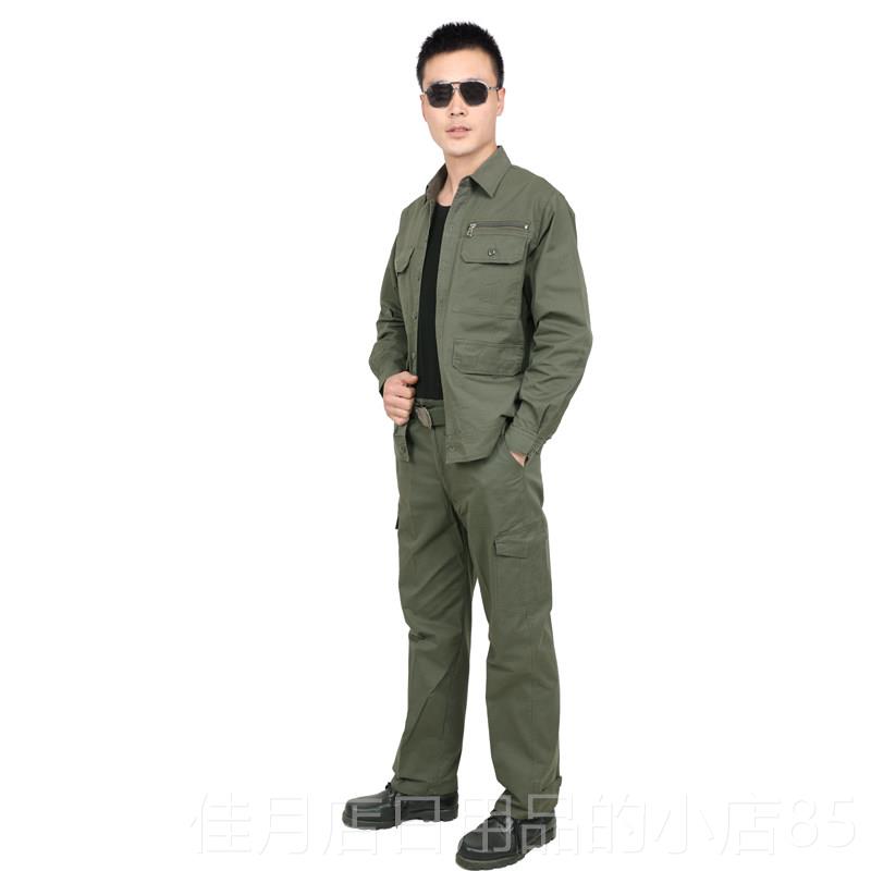 高档磨劳保服套装男纯棉夏耐工焊季薄款车间定制工装华神户外电工