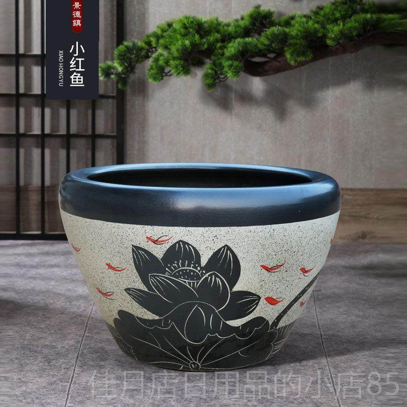 高档景德镇陶专瓷睡鱼缸特大号锦鲤缸养乌的用缸碗莲花盆龟荷花缸,宠物/宠物食品及用品,底柜/落地缸,淘宝优惠券,粉丝福利购,淘宝优惠卷