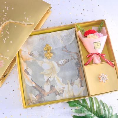 高档母亲节丝生礼物妈妈丈日母娘婆婆巾实用高档送礼长辈见面礼送