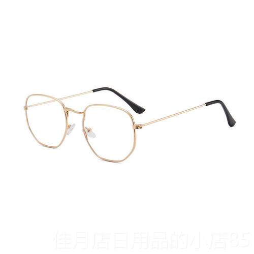高档复光金属眼古镜框眼男士小方框防蓝辐射近视有度数平光睛镜框