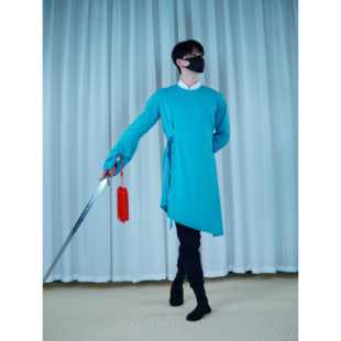 高档古典戏舞男身韵剑舞舞蹈服装 北舞上课堂组合练习服艺考表演款