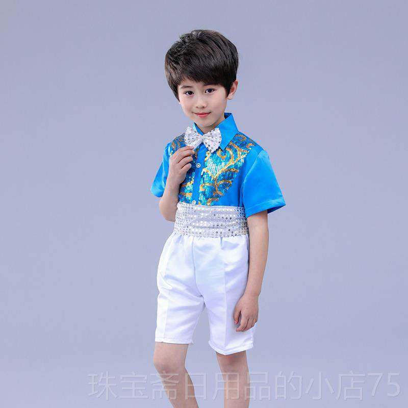 高档六一儿童演生出童服蓬蓬裙夏季舞蹈纱裙小男女学合唱表演服幼