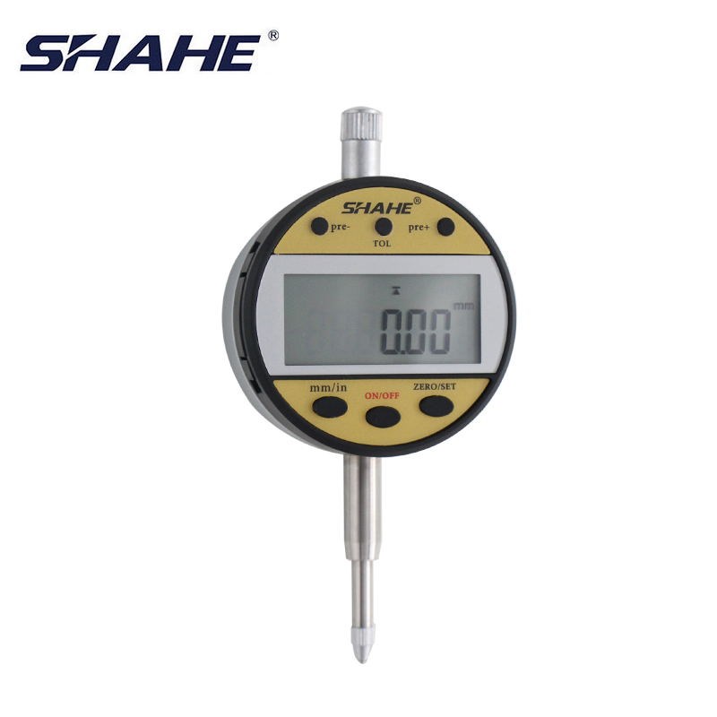 SHAHE/ 三和数显百分表0-10 0-25 0-50 电子百分表 数显量表 0.01