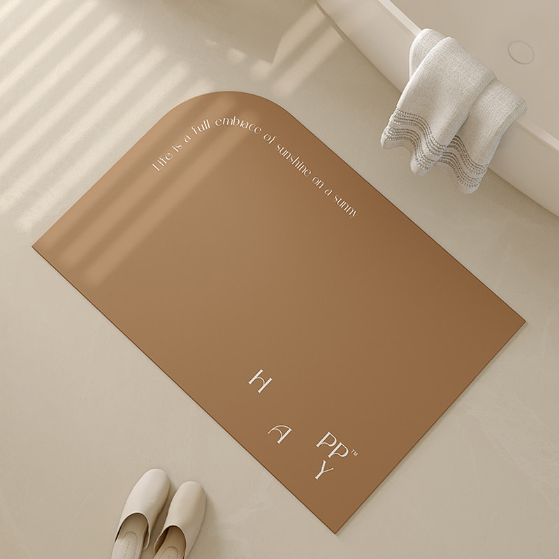 异形纯色软垫吸水卫生间地垫浴室防滑洗手间厕所门垫进门门口地毯,居家布艺,家用脚垫,淘宝优惠券,粉丝福利购,淘宝优惠卷