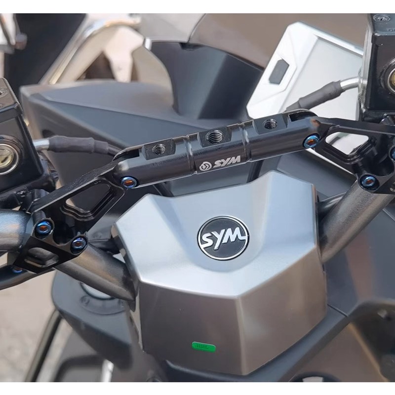 适用三阳巡弋1X/1 DRG158改装多功能平衡杆 镀钛螺丝横杆支架