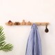 实木挂钩进门创意墙壁家用挂衣架玄关入户门口墙面壁挂装 饰衣帽钩