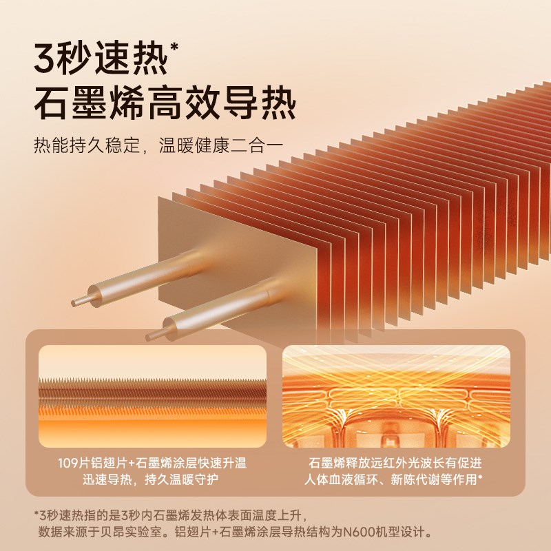 贝昂踢脚线取暖器石墨烯家用烘干节能加湿全屋大面积电加热暖气机