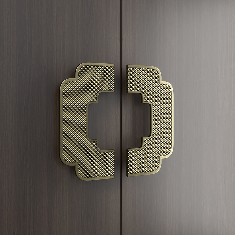 毕硕实心雕刻仿古大门拉手玻璃门把手木门拉手有框门大拉手定制