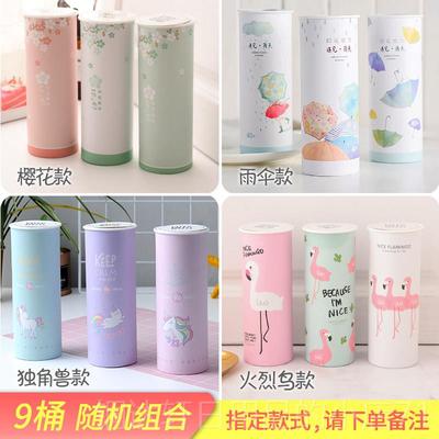 高档车载汽车专用印花抽筒车纸座式圆内筒纸抽桶车上车创意车用纸