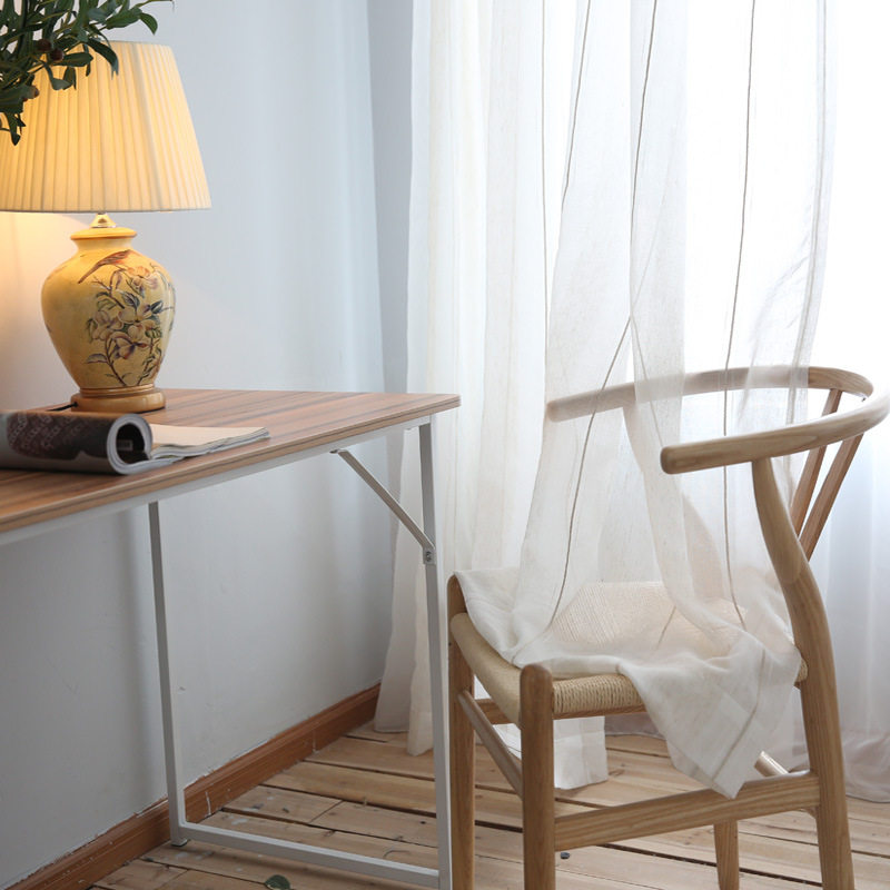 条纹麻纱亚麻棉麻纯色白纱提花竖条清百搭窗帘窗纱纱帘定制成品,居家布艺,成品窗帘,淘宝优惠券,粉丝福利购,淘宝优惠卷