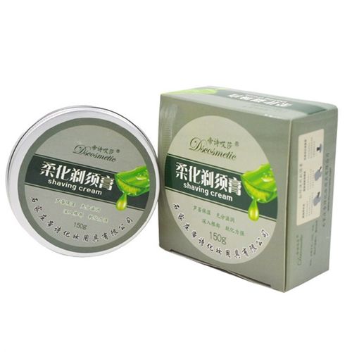 帝诗男士剃须膏湿剃专用无泡沫芦荟保湿软化胡须刮脸剃须膏