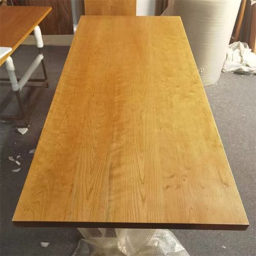 北美樱桃木桌面板餐桌面板实木板定制原木台面书桌电脑桌升降桌板