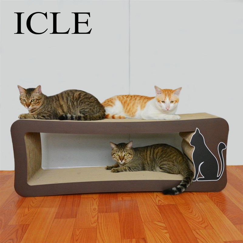 猫抓板特大号猫爪板可站人多猫家庭瓦楞纸耐磨不易掉屑一体式猫窝