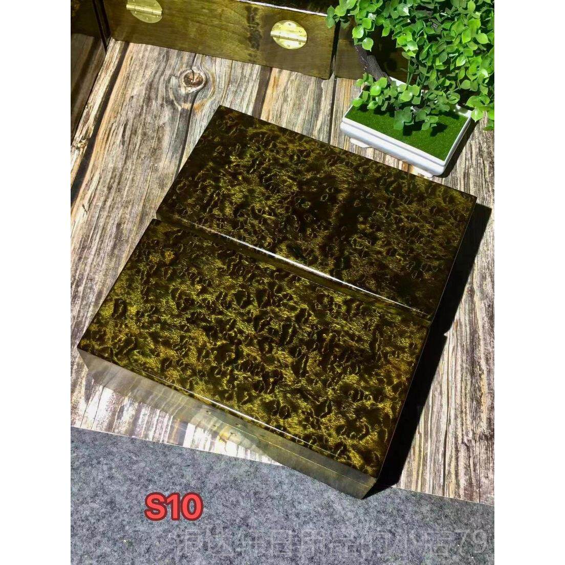 高档精品实小木彩礼箱金丝楠木首饰盒叶楠珠黄宝收纳乌木金盒樟百
