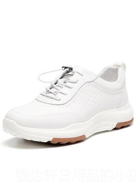高档吉男鞋真皮运西动鞋2025春新时尚牛皮白皮鞋闲鞋S03R0季68休5