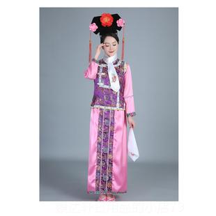 高档朝装格格古服宫廷满族珠清格格服还装旗服皇后妃子甄嬛传演出