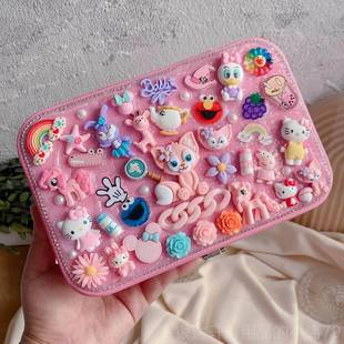 高档新款 Y儿童卡通首饰手工盒DI女孩饰品纳盒发夹盒公主宝收宝首