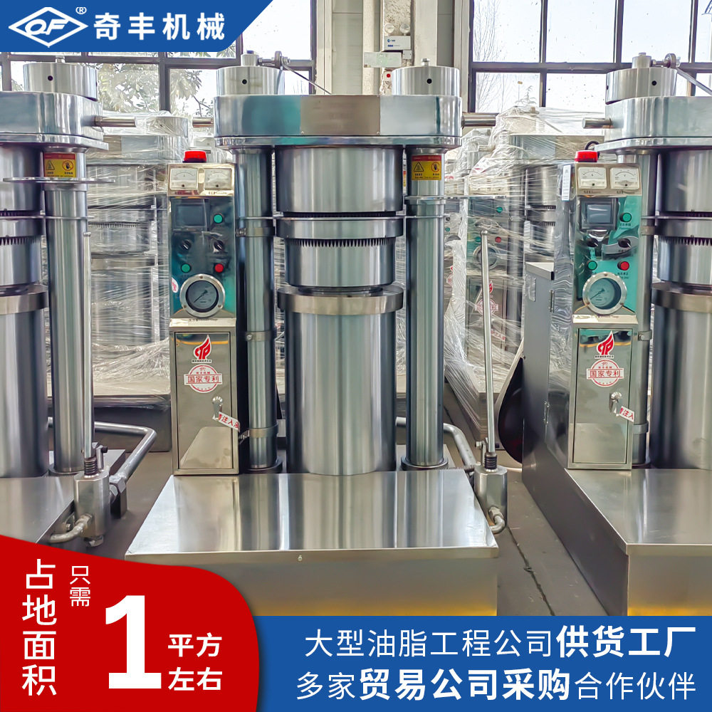 全自动液压榨油机立式 20kg芝麻香油机亚麻籽榨油机自动上料