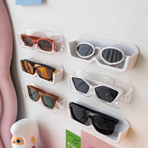 眼镜收纳架浴室床头防压壁挂太阳镜墨镜陈列道具近视眼镜框展示架