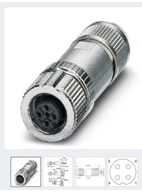 SACC-M 8FS-3CON-M-0,34-SH - 连接器  1542907
