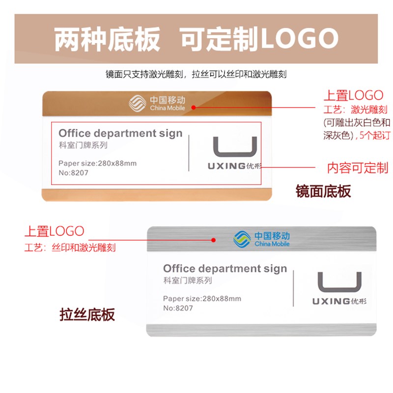 科室牌办公室可更换门牌学校公司医院酒店门牌标识牌卫生间标牌标