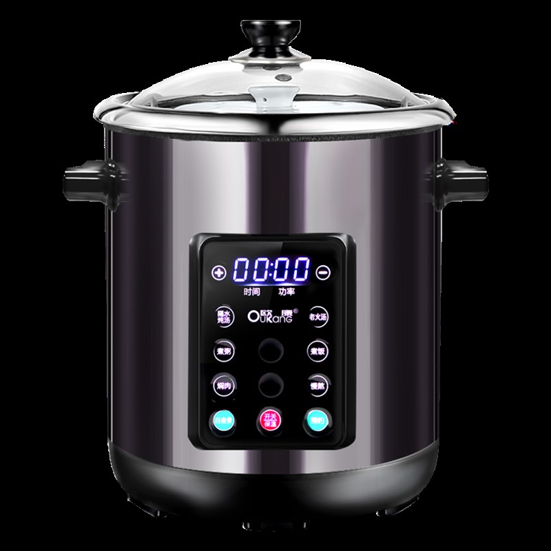 欧康 0G不锈钢电炖锅陶瓷隔水电炖盅煲汤煮粥电汤锅大容量炖煲