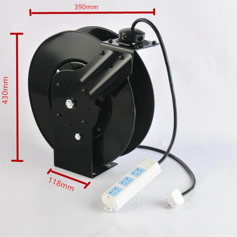 超长自动伸缩电鼓卷管器耐用电线卷线盘防水插座收线器汽修卷线器