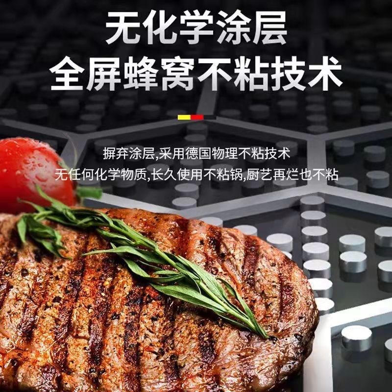 凹面凹型电磁炉燃气灶专用炒菜锅31不锈钢炒锅不粘锅家用圆底锅