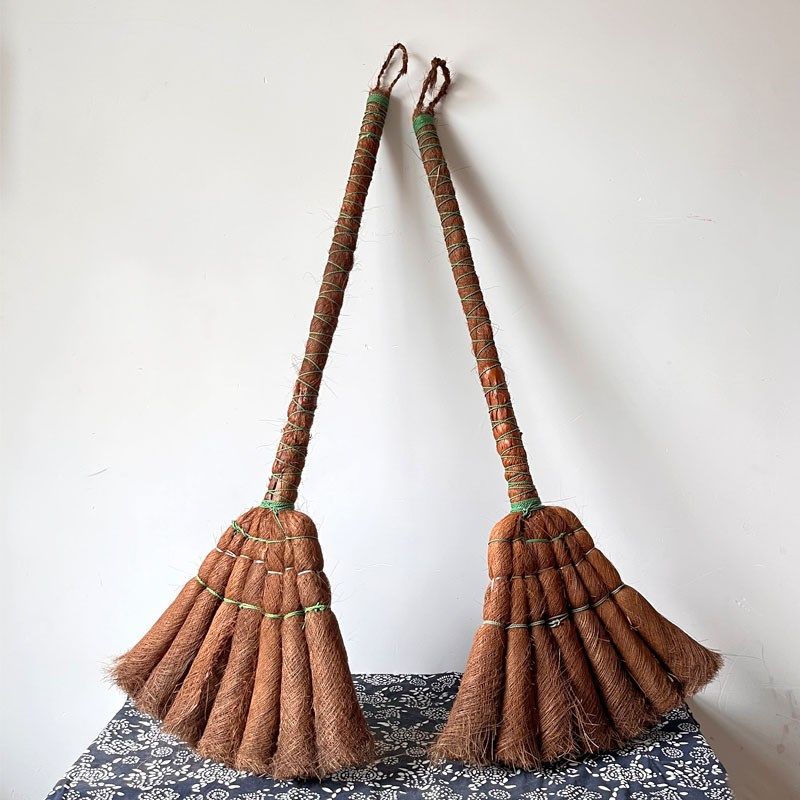 手工棕刷软毛扫笤帚植物山棕大扫把扫地不起灰不伤木地板家用