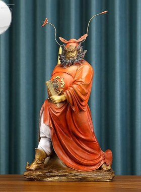 源盛集珍铜钟馗摆件天师钟馗神像门神客厅家居摆件装饰品魁星点斗