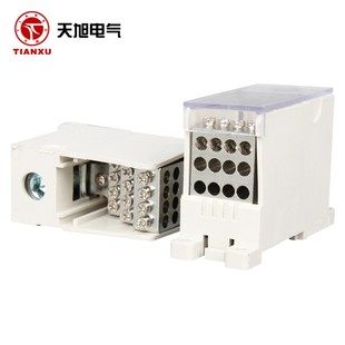 接线端子分线端子分线器 12x10自升式 海燕接线盒一进十二出FJ6Q