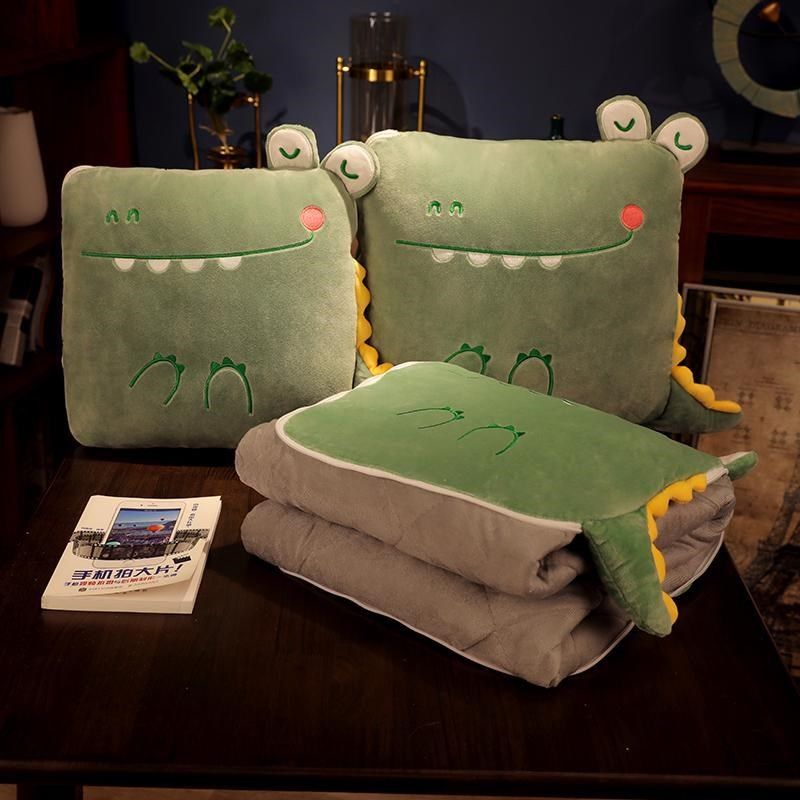 抱枕被子两用办公室午睡小枕头车载毯子汽车内车用折叠夏季可爱