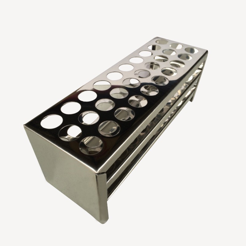 孔径18mm 30孔 30不锈钢试管架 金属试管架 离心管架 消解管架