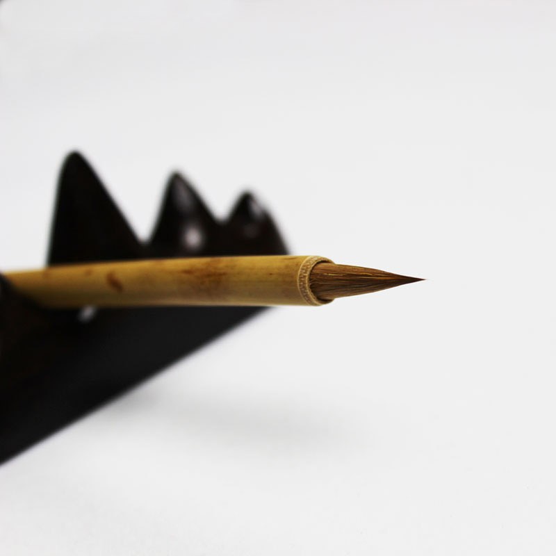 紫云庄毛笔狼毫文房四宝纯狼小楷画笔抄经单支湖笔纯尾狼毫小号