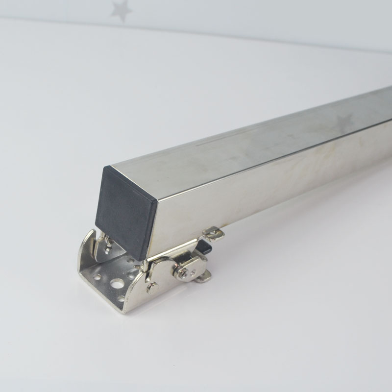 不锈钢金属桌腿可折叠餐桌脚架铁艺支架吧台脚简易车床腿定制高度