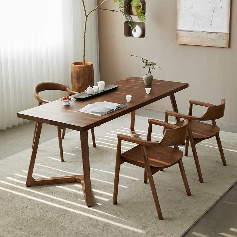 白蜡木实木茶桌椅简约现代客厅家用茶台阳台民宿会客泡茶桌子