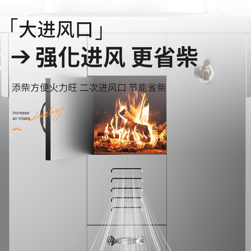 有甜高端型30灶炉用柴火灶家用烧木柴大锅农村不锈钢移动土灶台