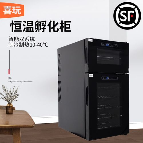 恒温智能孵化箱柜双温蜥蜴守宫培养箱爬虫宠物乌龟蛋加热制冷家用