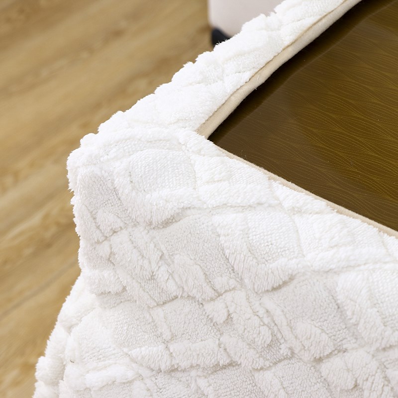 正方形电炉罩加绒加厚取暖桌布冬季保暖罩麻将机罩烤火桌罩