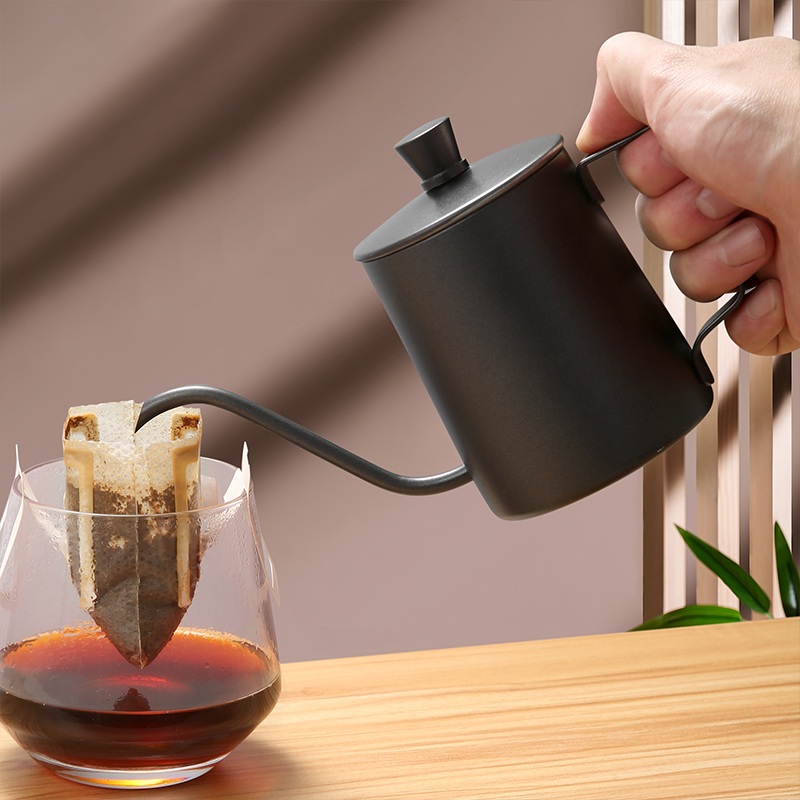 手冲壶小咖啡壶家用迷你细口长嘴壶304不锈钢挂耳壶套装咖啡器具