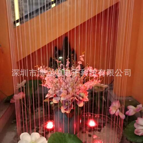 拉丝景观拉线数控光纤数字数码水帘水幕雨帘流水瀑布水帘室内室外