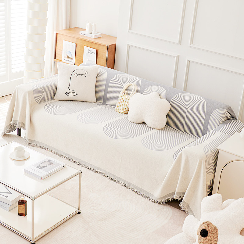 沙发盖布全包高级感四季通用沙发客厅2024新款雪尼尔防猫抓沙发巾,居家布艺,沙发套,淘宝优惠券,粉丝福利购,淘宝优惠卷